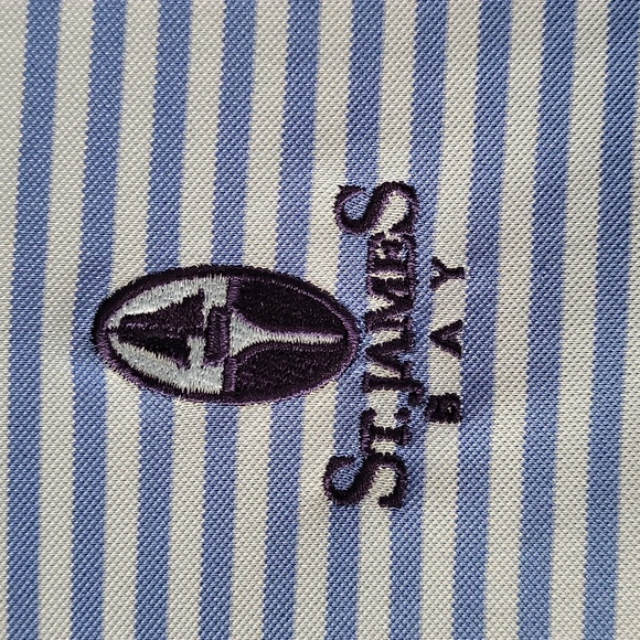 johnnie-o Mens Size Large Golf Polo with embroidere St. James Bay Golf logo - Picture 3 of 9